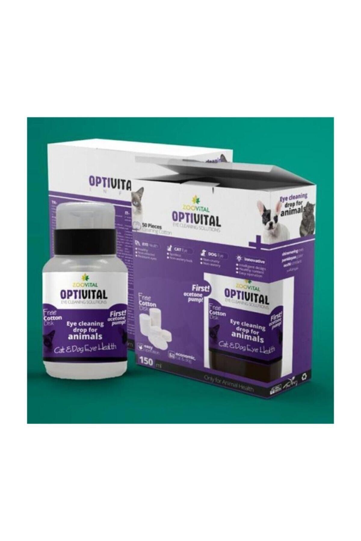 Zoovital Opti Vital Pamuk Göz Yaşı Temizleme Solüsyonu 150 ml