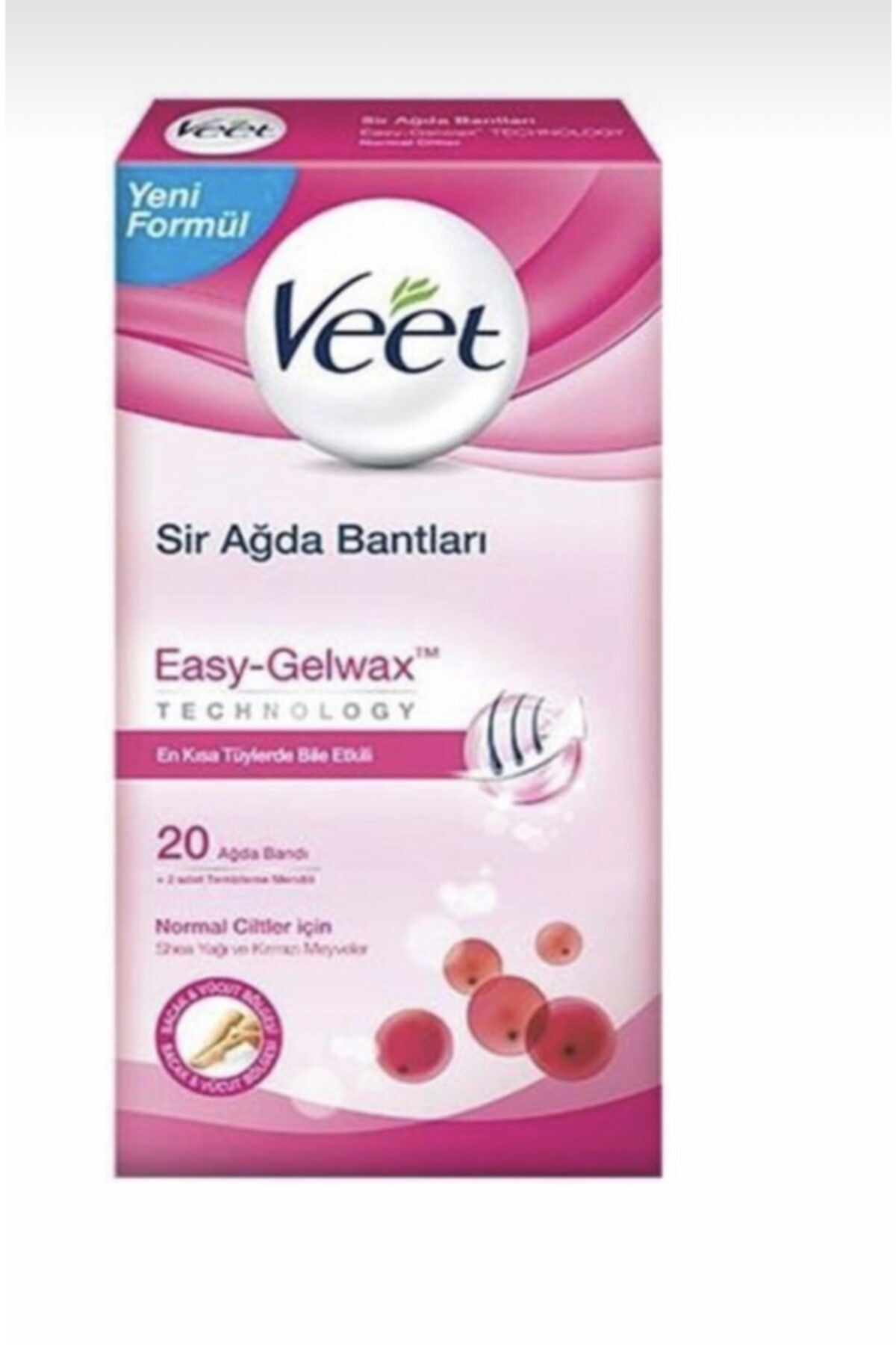 Veet Sir Ağda Bantı 20 Li Normal Ciltler