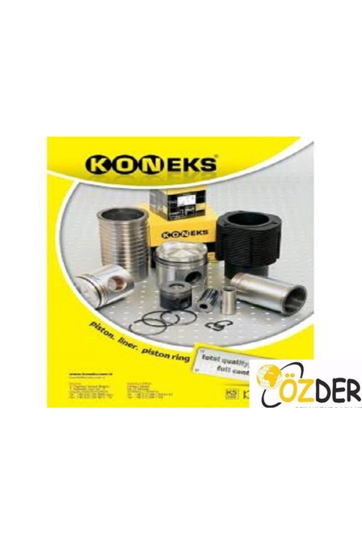 KONEKS Piston Sekman Takım Std F3p R19 1,8 Clio 1,8 7701685393