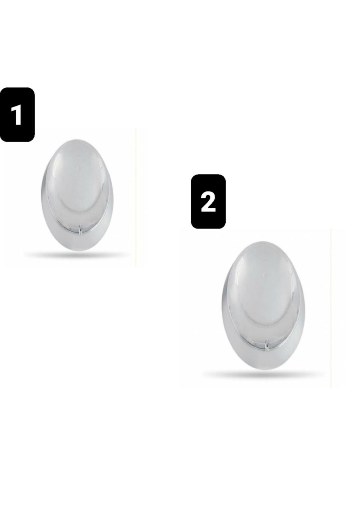 Nisaca Elips Tavan Ve Duvar Lambası Glop Armatur Wc Tuvalet Banyo Koridor Merdiven Kiler 2 Li Avantaj Paket