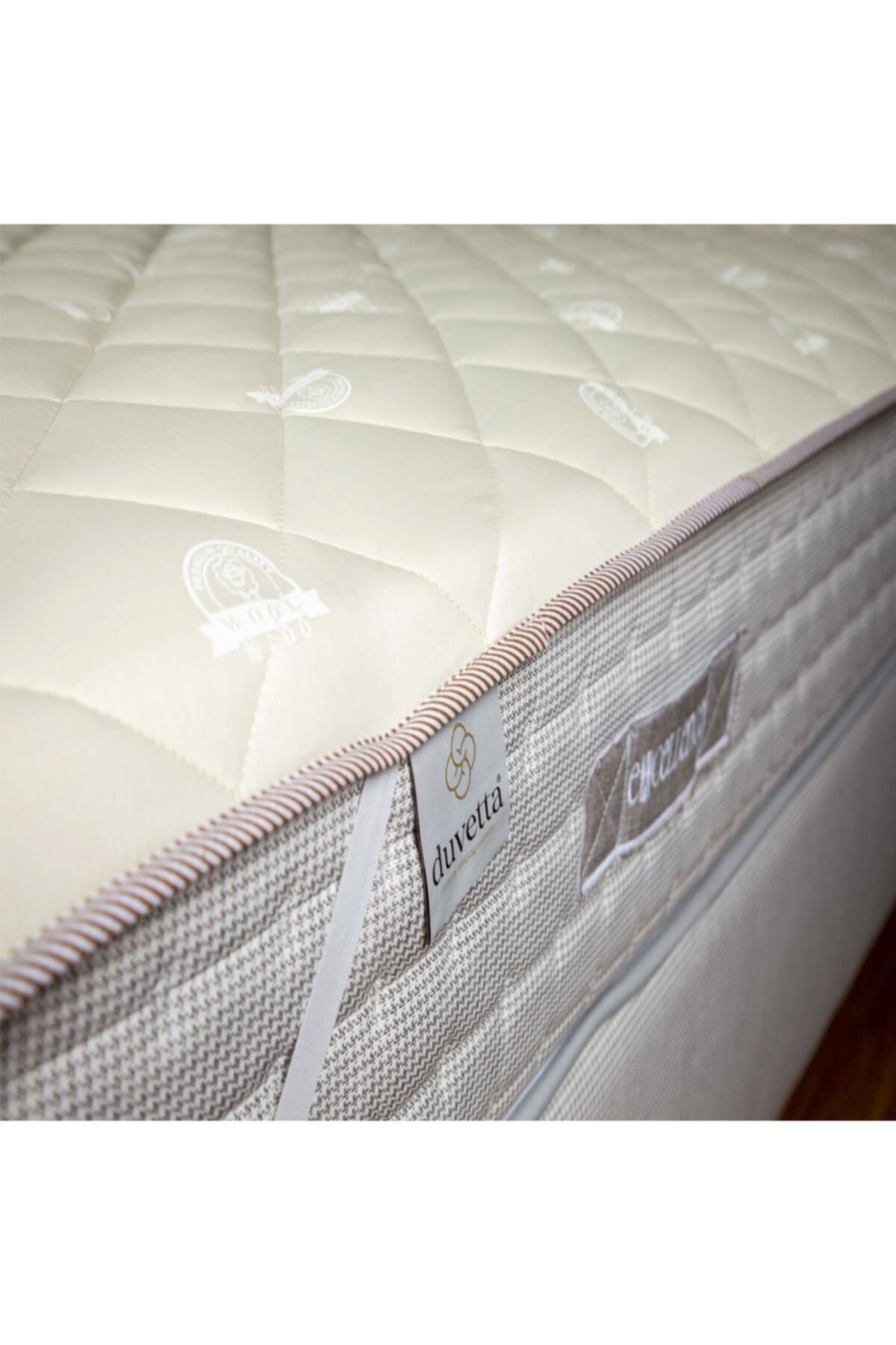 Duvetta %100 Doğal Yün Yatak Koruyucu Alez 150x200cm