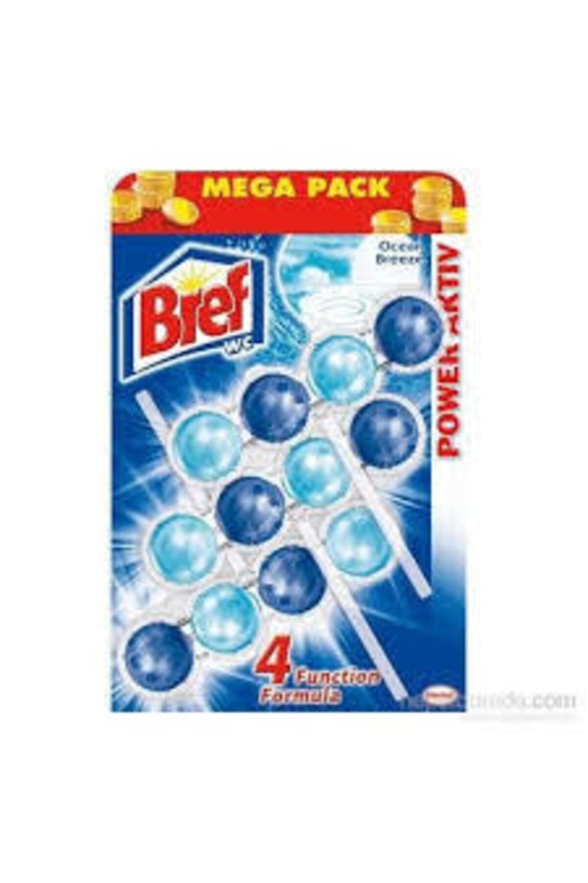 Bref Okyanus Wc Koku Giderici Özel Kampanya 4top 3 Lü Paket (toplam 50 gr X 3 Adet)