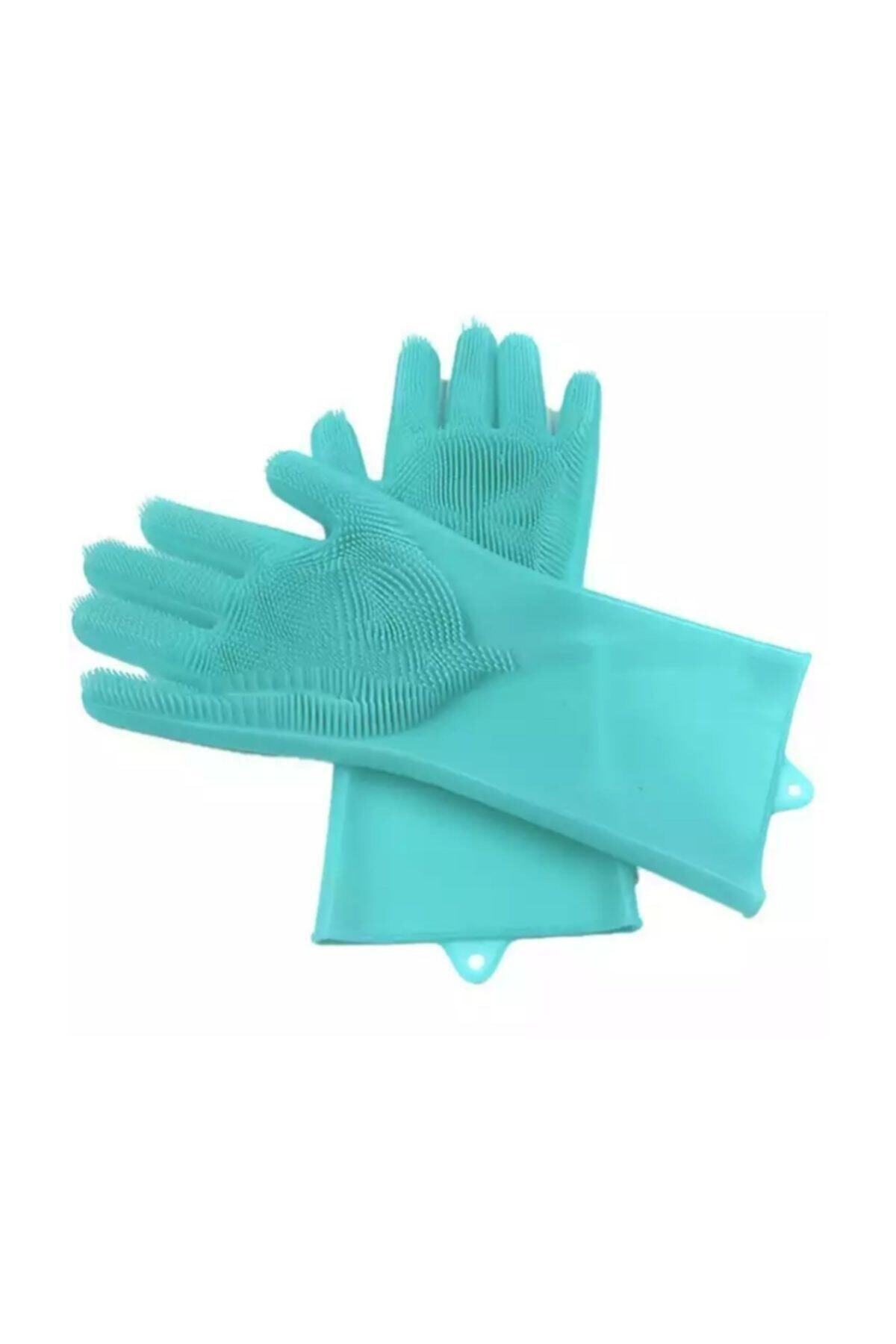 sonavm Sihirli Silikon Bulaşık Eldiveni Mavi