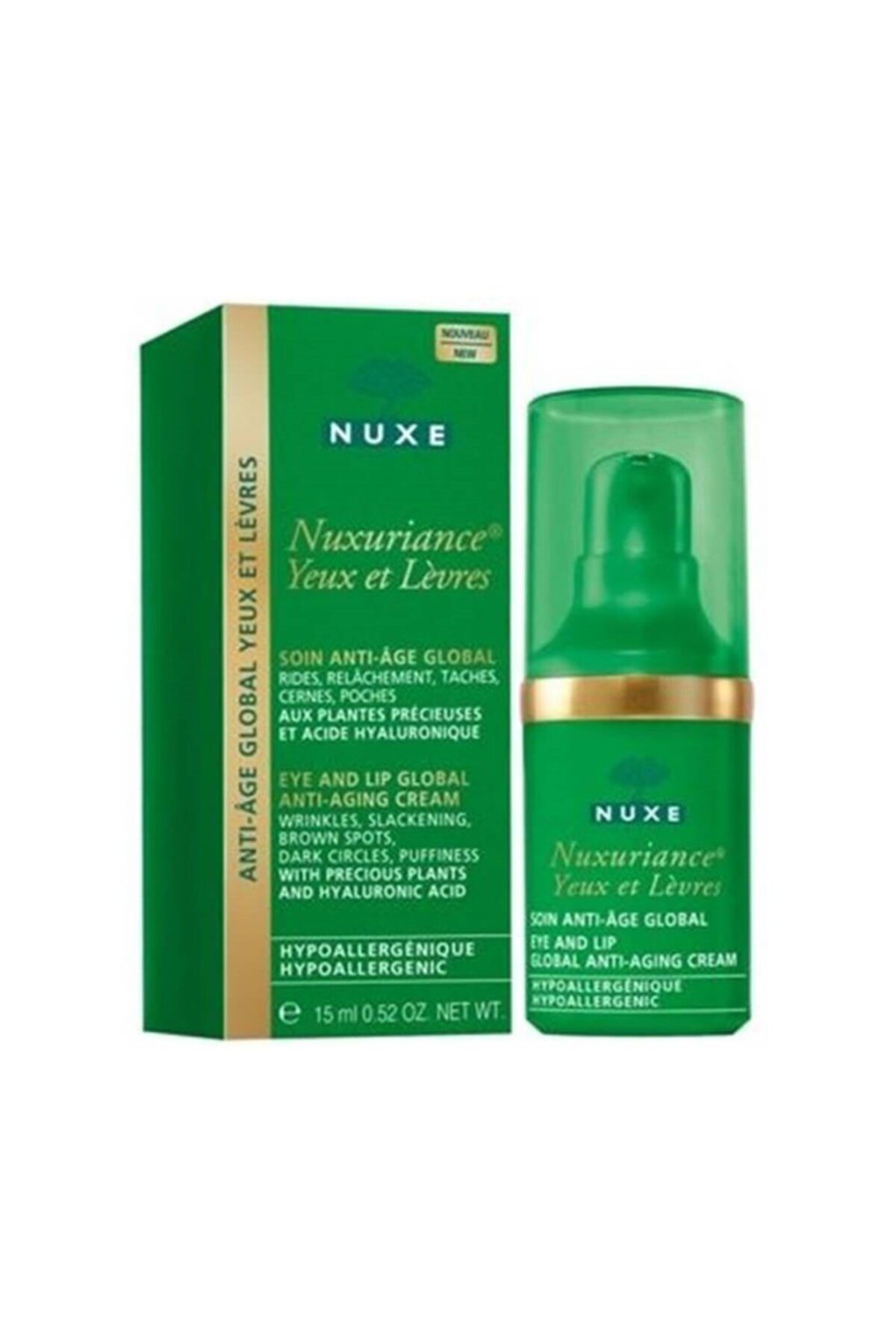 Nuxe Yaşlanma Karşıtı Yoğunlaştırıcı Göz ve Dudak Çevresi Kremi 15 ml
