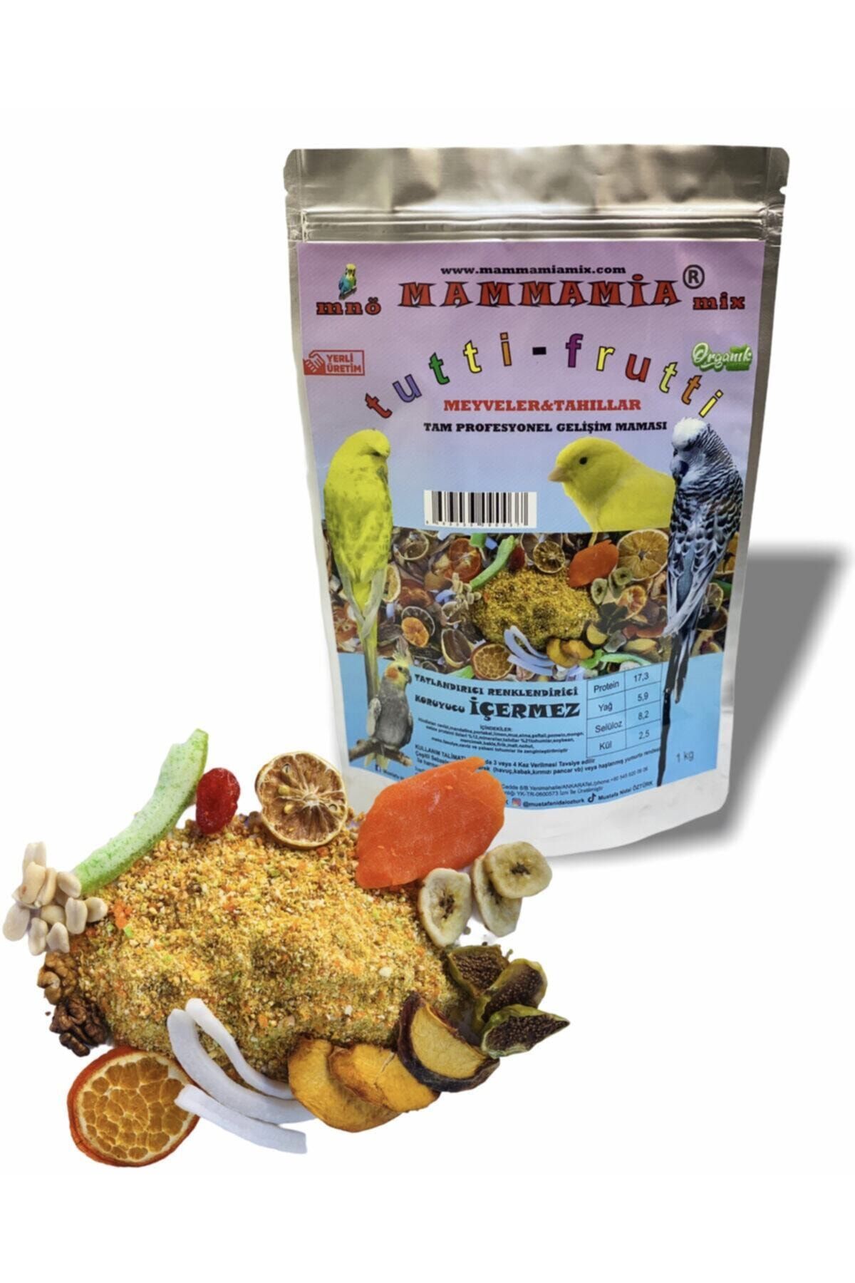 mnö mammamia mix Tutti Frutti Meyveli 1 Kg