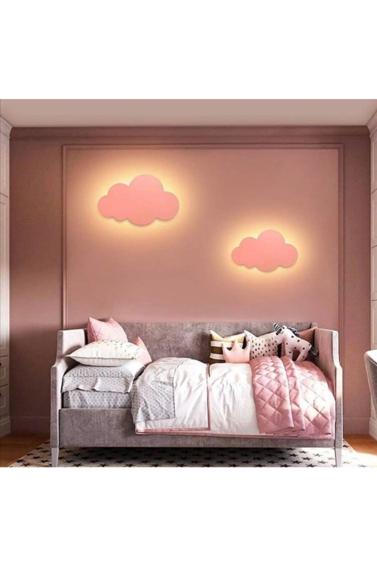 Vonalight Modern Dekoratif Led Duvar Çocuk Odası Aplik Bulut 3000k Günışığı Sarı Işık