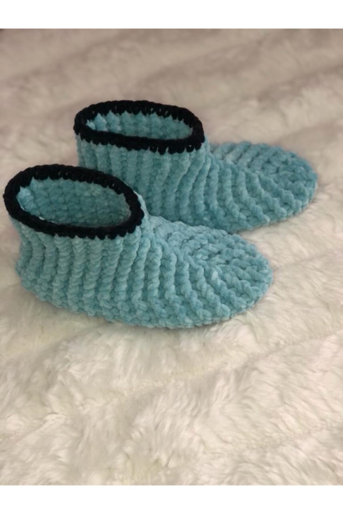 dejavu ticaret Yumuşacık Örgü Kadife Ev Botu