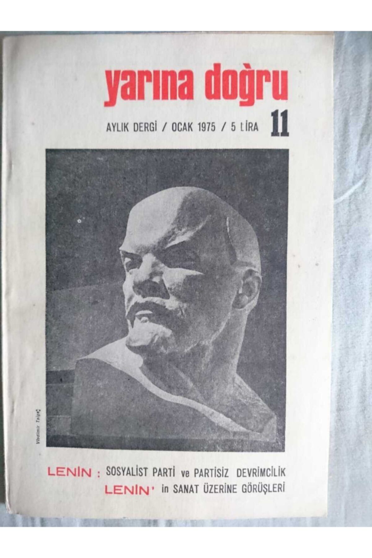 Yarına Doğru - Aylık Dergi (no 11) 1975