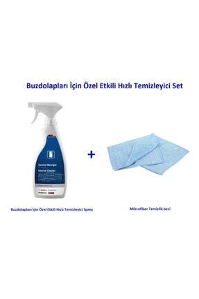 Buzdolapları Için Özel Etkili Hızlı Temizleyici Sprey Ve Mikrofiber Bez Image 0