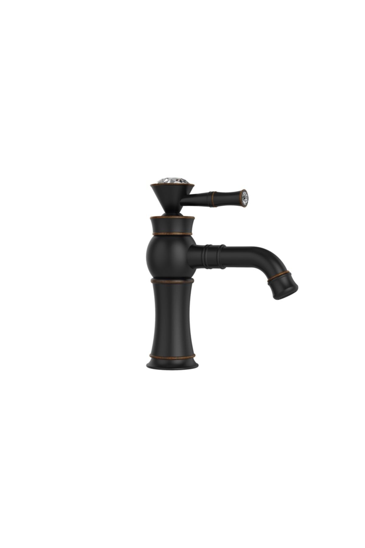 ORKA Tp1482b Topkapı Lavabo Bataryası-siyah Antik