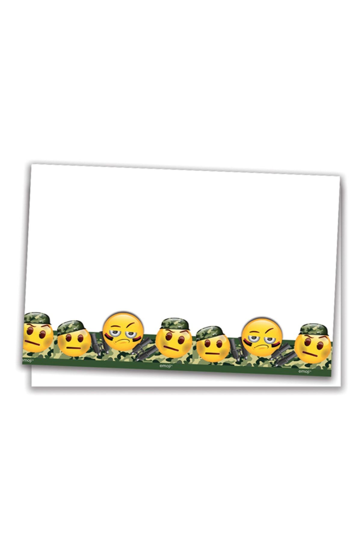 Partimarka Askeri Kamuflaj Emojisi Masa Örtüsü