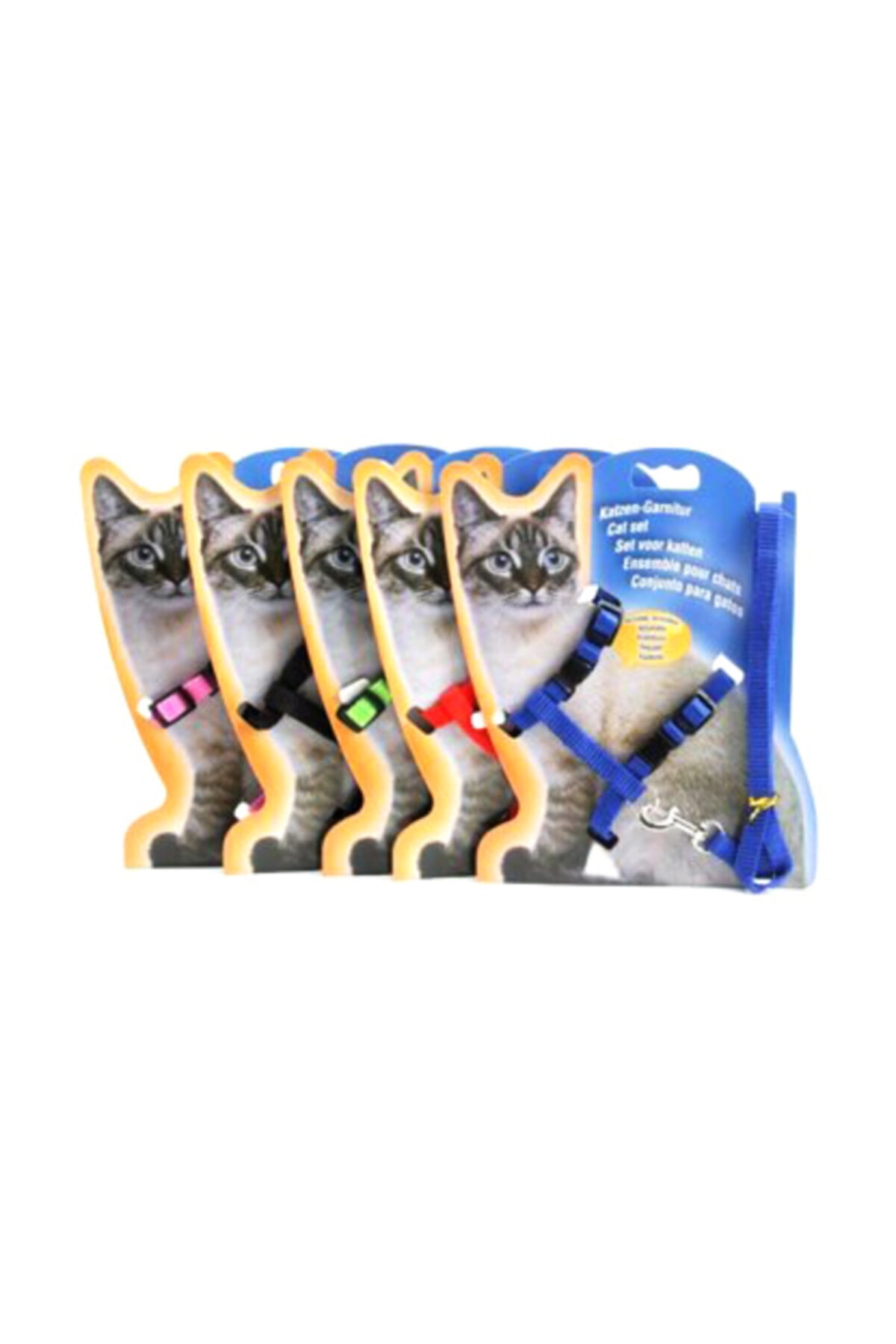 Enpatili Kedi Gezdirme Seti Uzatma + Göğüs Tasması