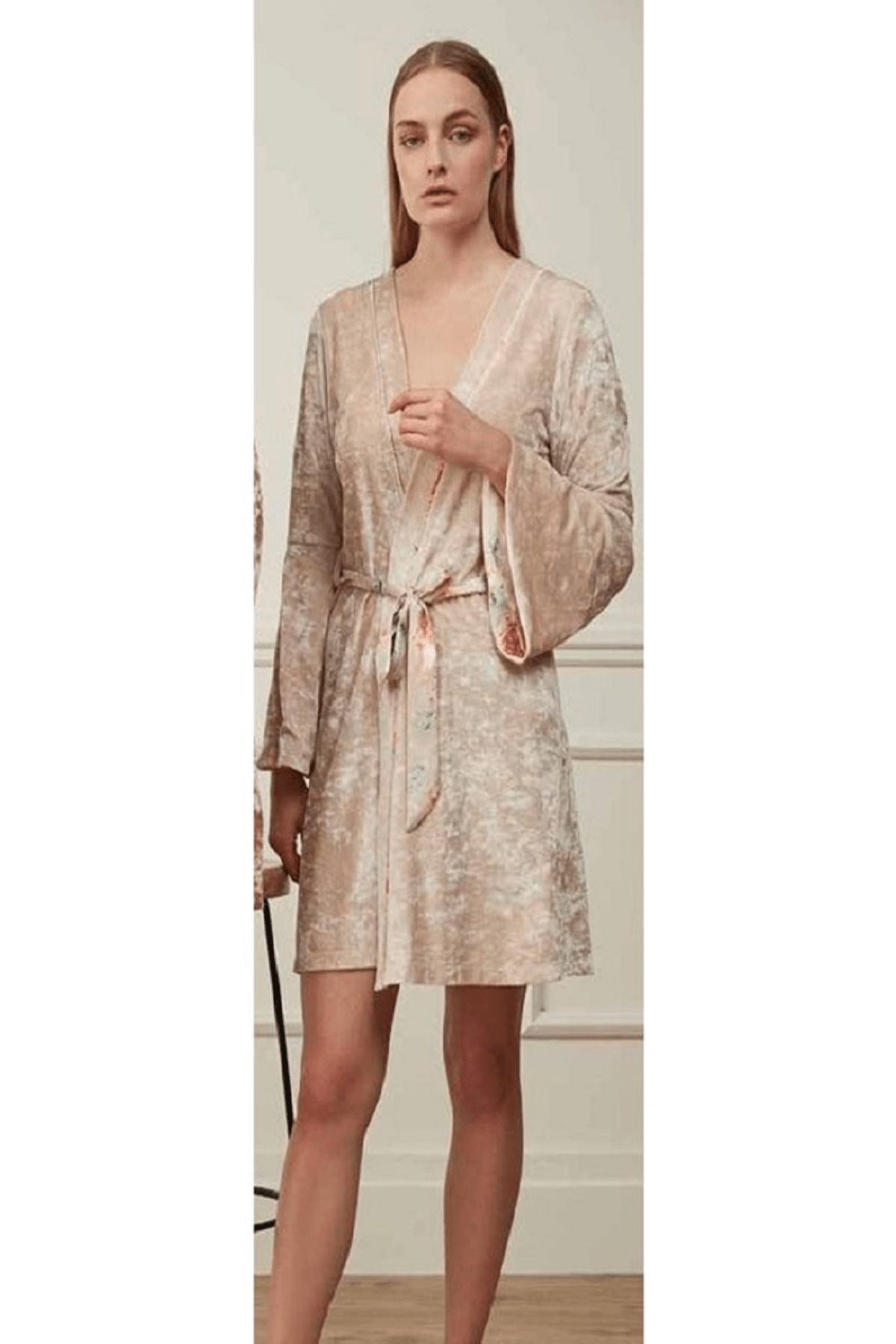 Feyza Kadın Kahve 3547 Sabahlık