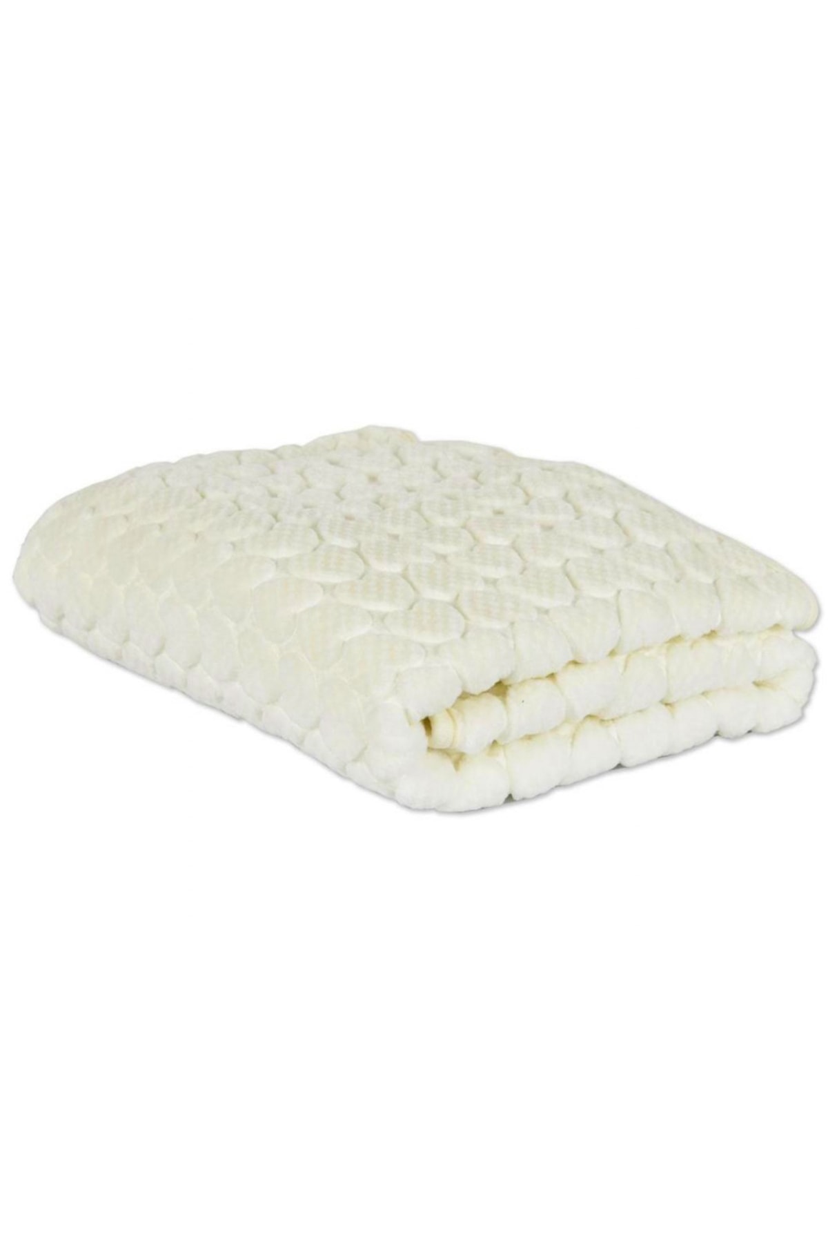 Merinos Petit Carre Bebek Battaniyesi - Krem