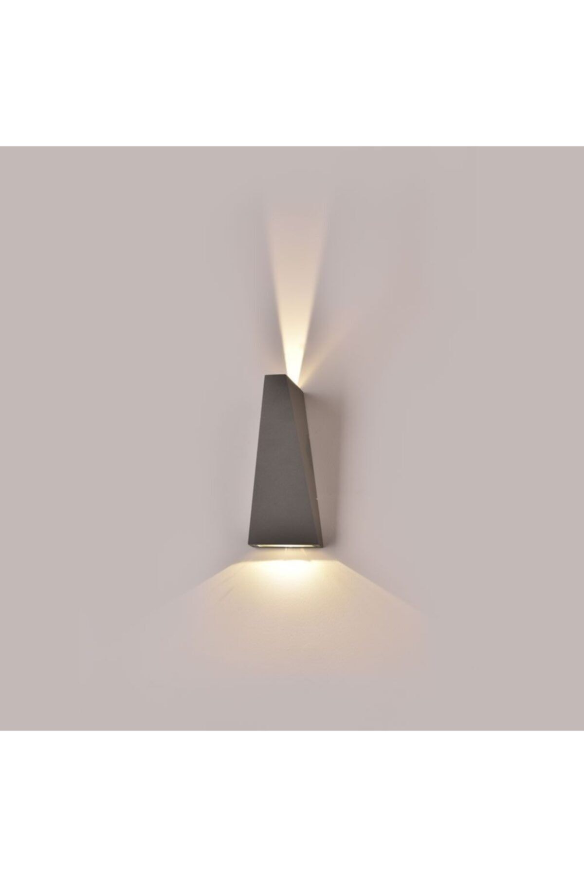 Via Gardenia Led Dış Mekan Konik Çift Taraflı Aplik 6w Gri Vt-826