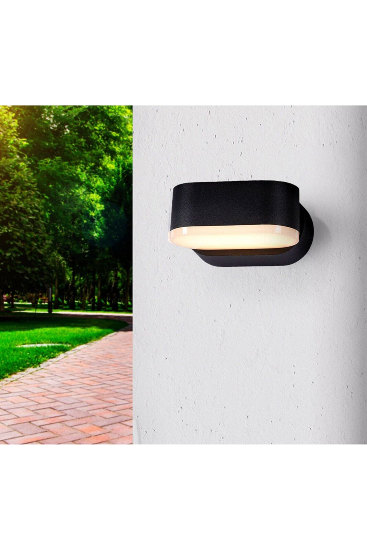 Via Gardenia Led Dış Mekan Ayarlı Aplik 6w Siyah Gövde Vt-816