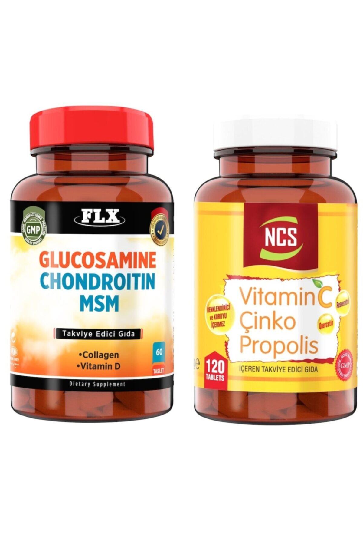 FLX Glucosamine Chondroitin Msm 60 T + Vitamin C Çinko Propolis 120 T