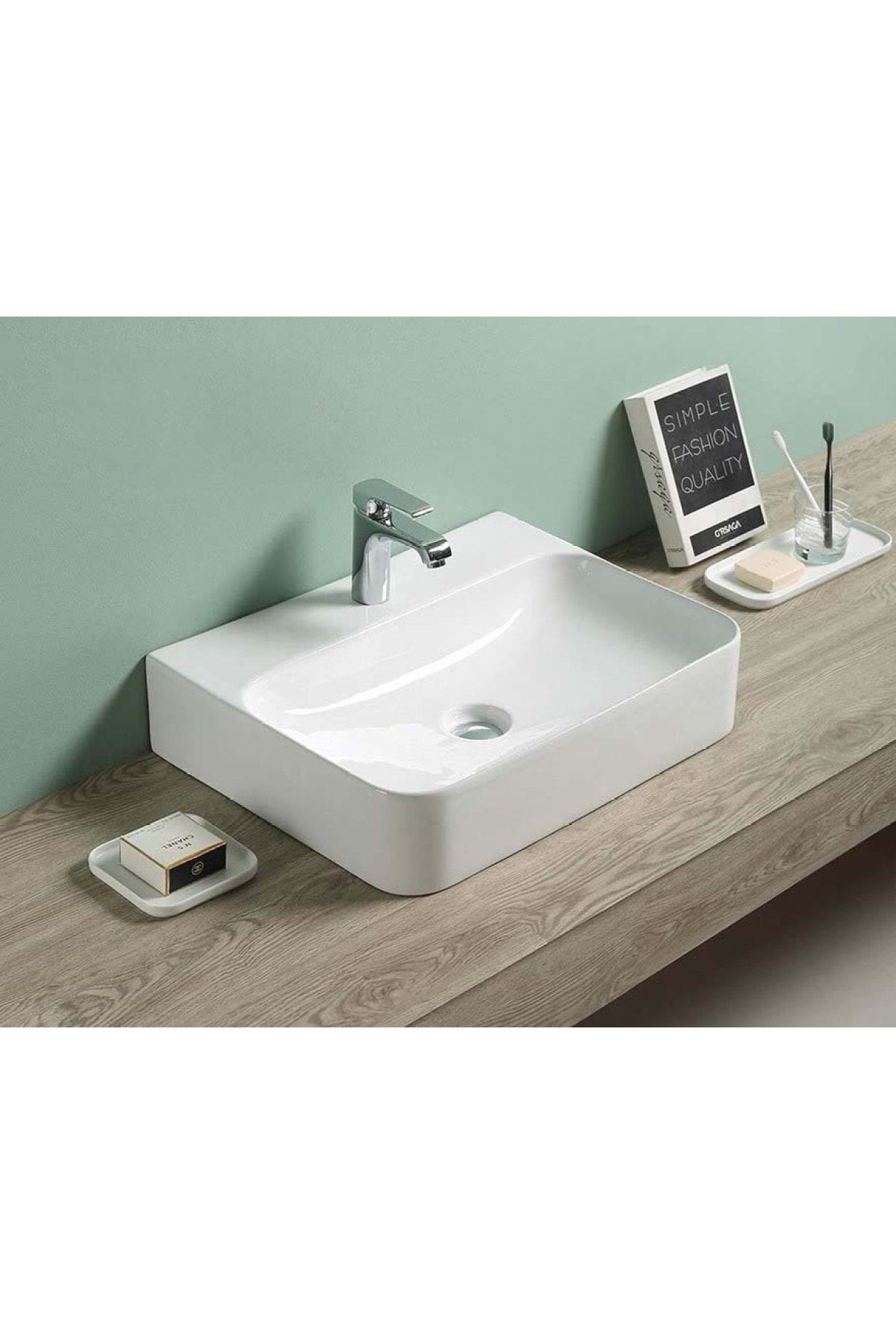 PUROSER Soli Tezgah Üstü Çanak Lavabo