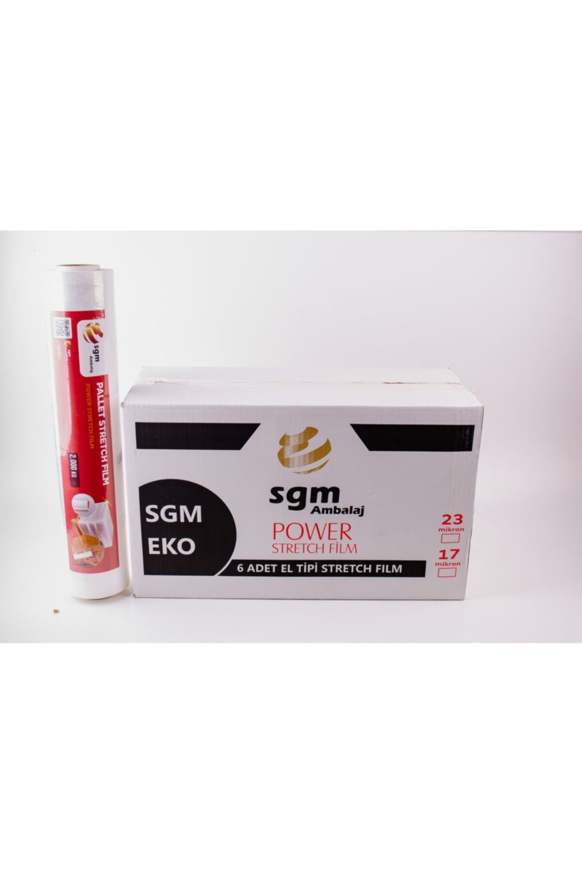 SGM AMBALAJ Streç Film 17 Mikron 50 Cm X 300 Metre 6 Adet