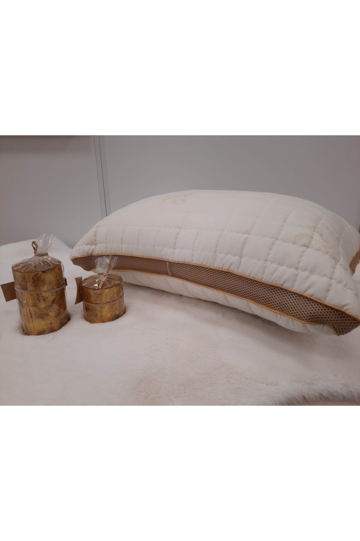 TY HOME COLLECTİON Klimalı Yün Yastık