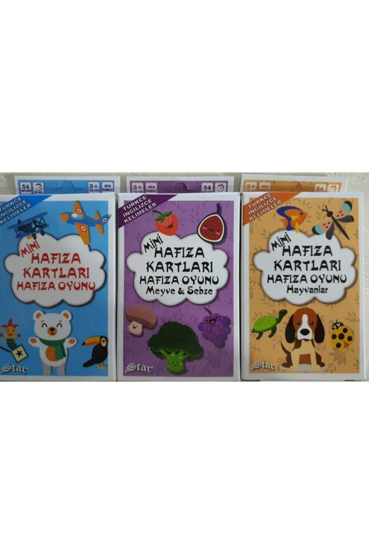Star Hafıza Kartları 3 Oyun Tek Fiyat