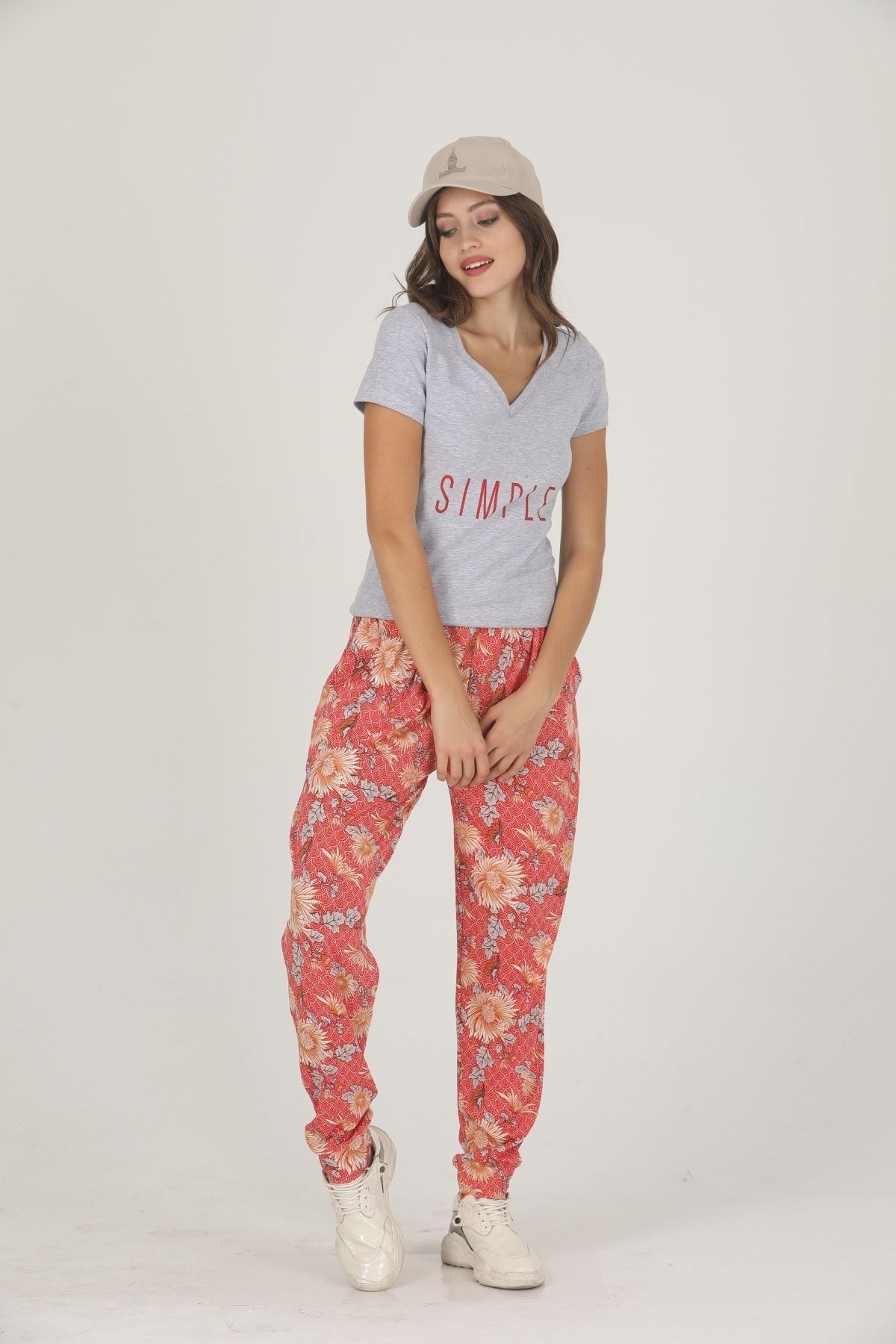 MASSİMO BAZAAR Kadın Kırmızı Pijama Altı
