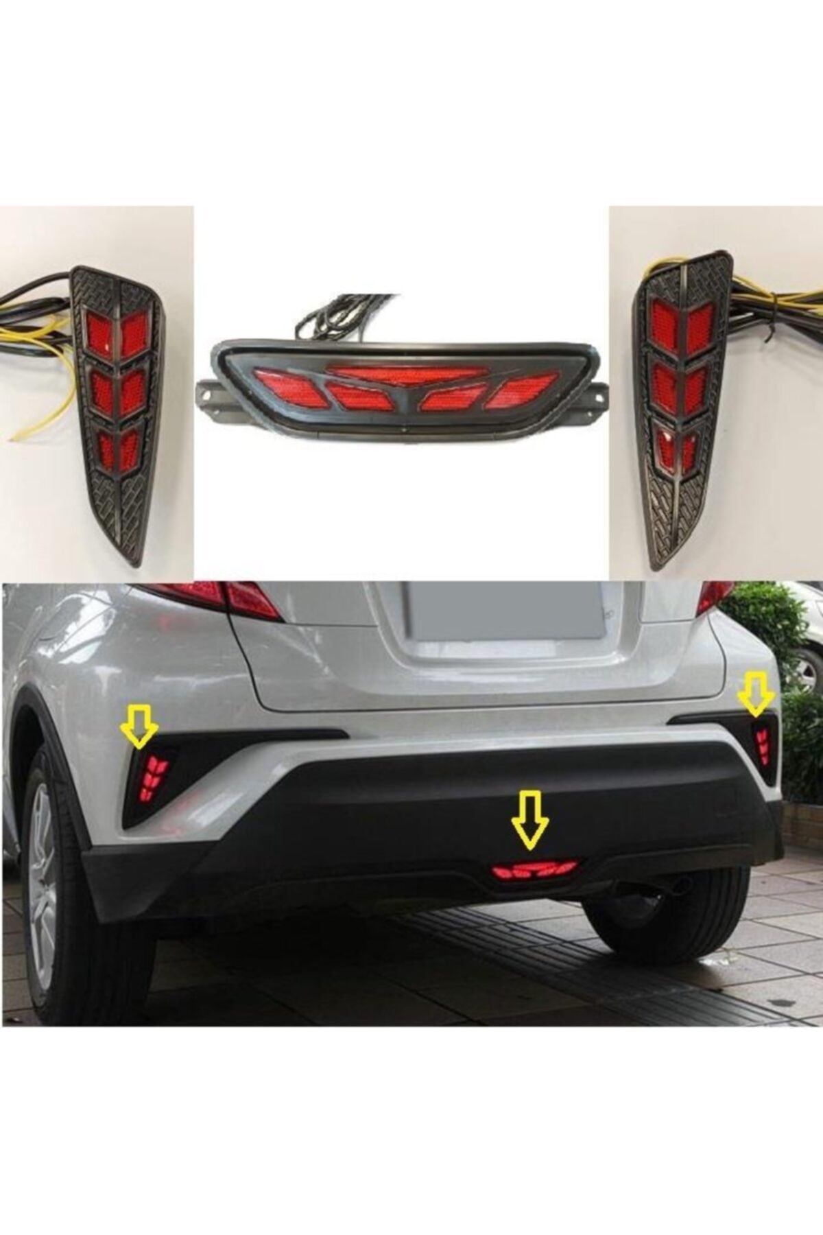 OLED GARAJ Toyota C-hr Arka Sis Ledi Kayar Sinyalli Üçlü Takım