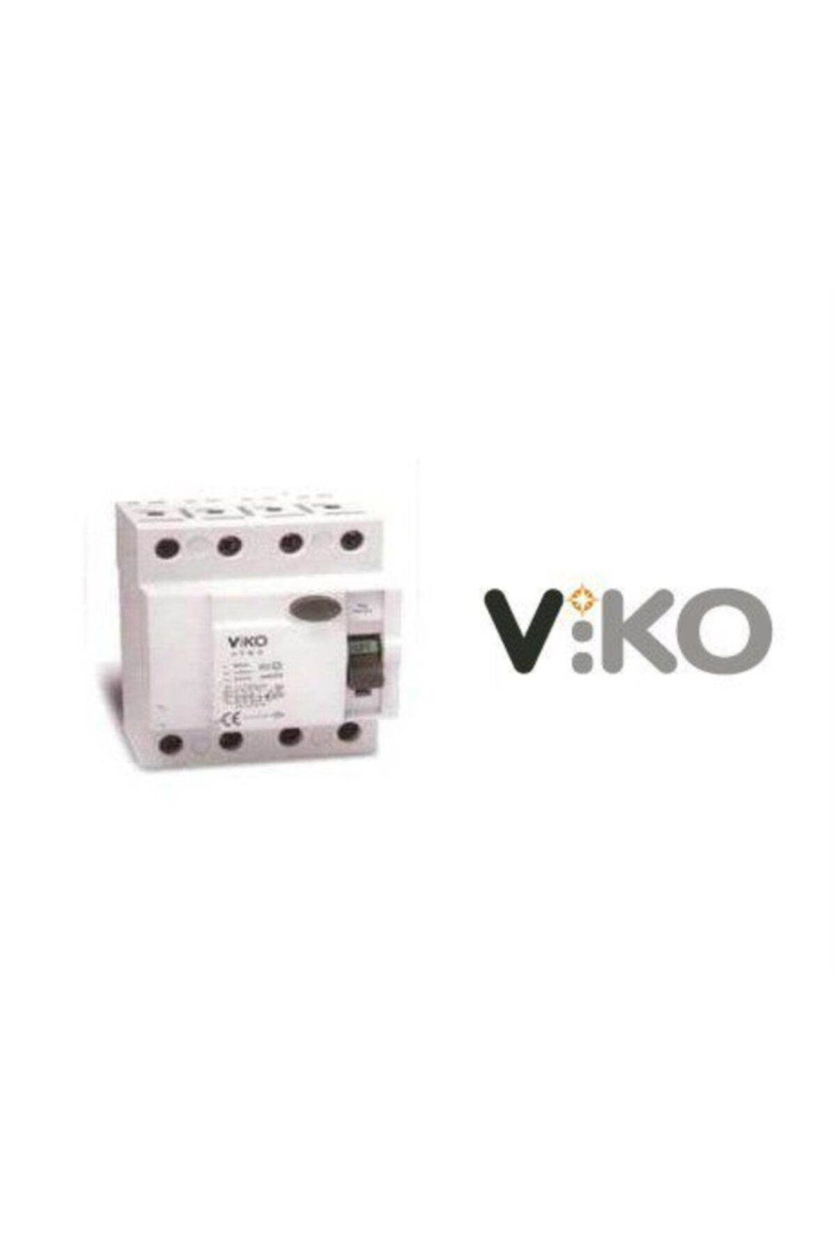 VİKO Kaçak Akım Koruma Rölesi 4p 25a 30ma Vtr4-2530