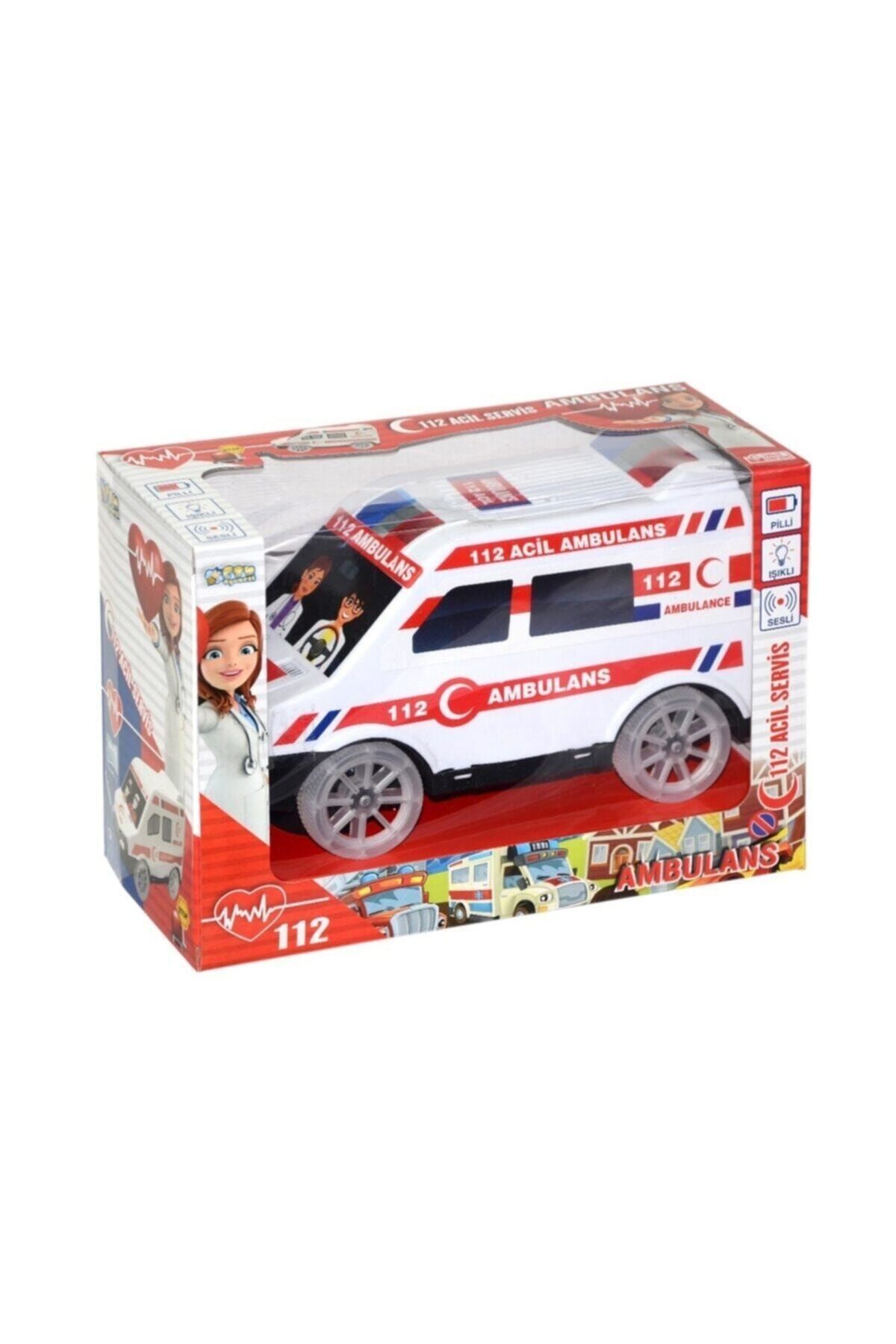 CAN OYUNCAK Kutulu Pilli Işıklı Ambulans