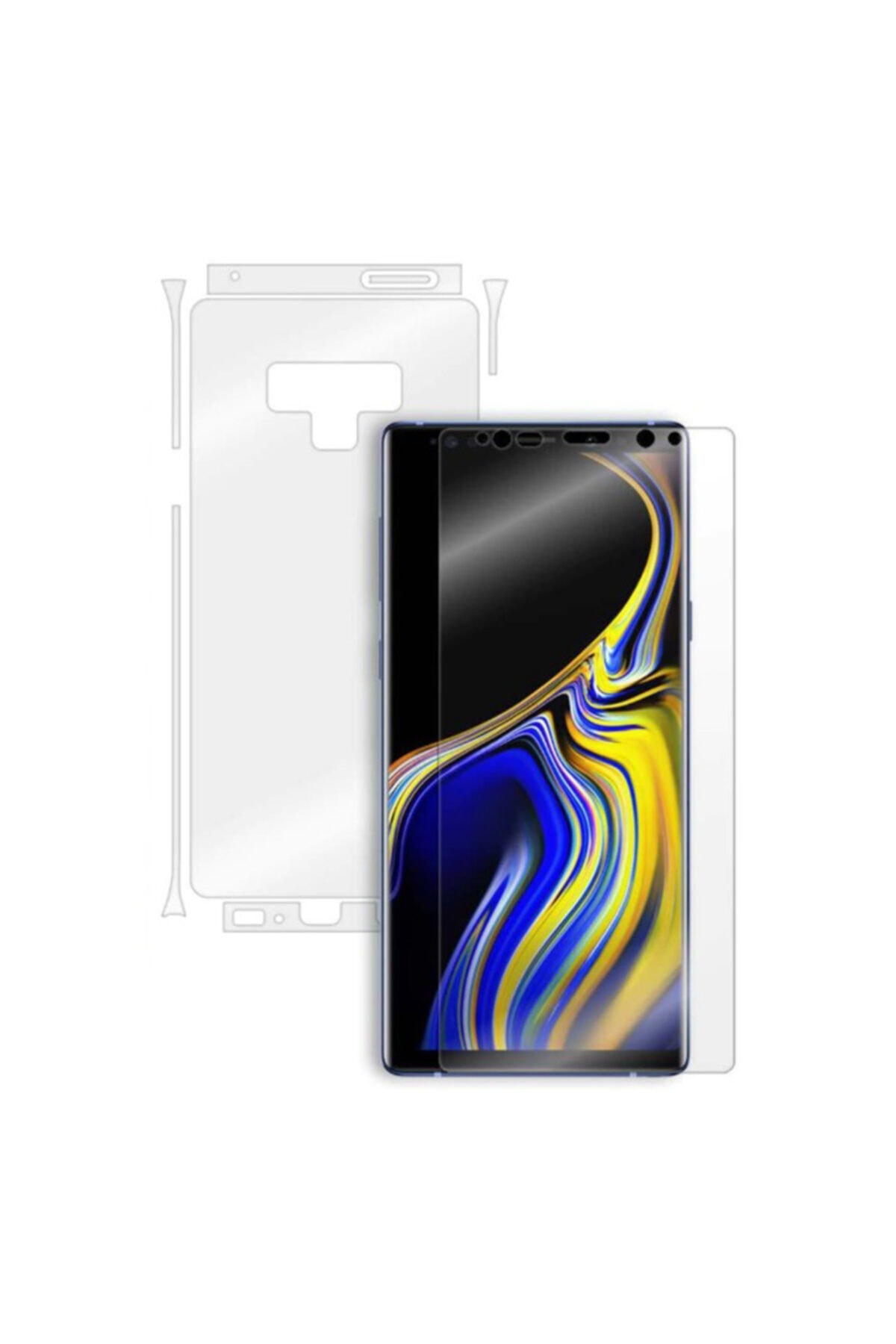 Helt Samsung Galaxy N960 Note 9 Için Ön Ve Arka Koruma 360 Full Kaplama