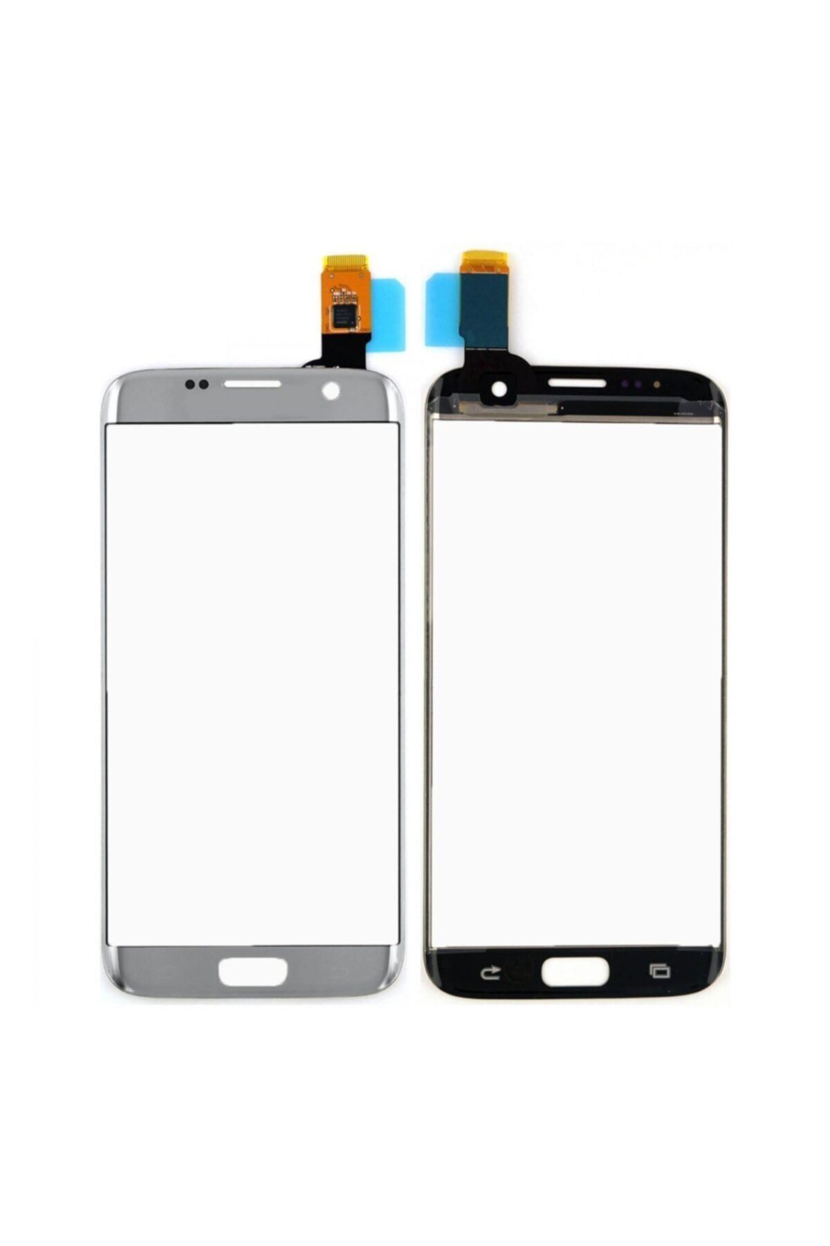 OEM Samsung Galaxy G935 S7 Edge Için Dokunmatik Gümüş Lens Filmli