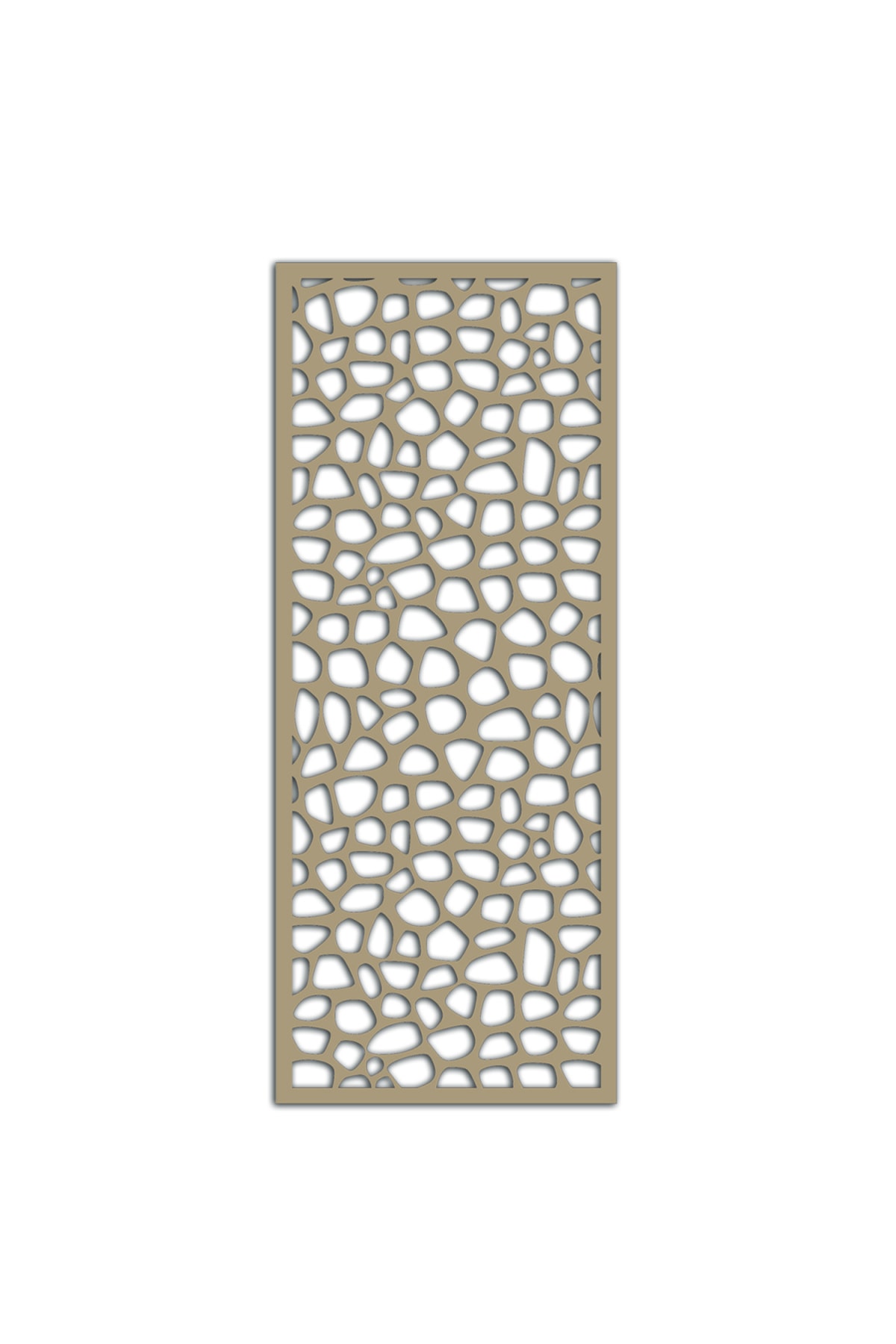 Liar Dekor Liar Ahşap Seperatör (Paravan) - KSP-11 - (10 mm) - (60 cm x 160 cm) - (Ham)