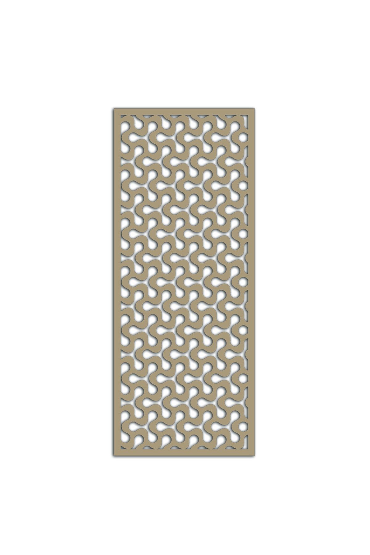 Liar Dekor Liar Ahşap Seperatör (Paravan) - KSP-12 - (10 mm) - (69 cm x 139 cm) - (Ham)