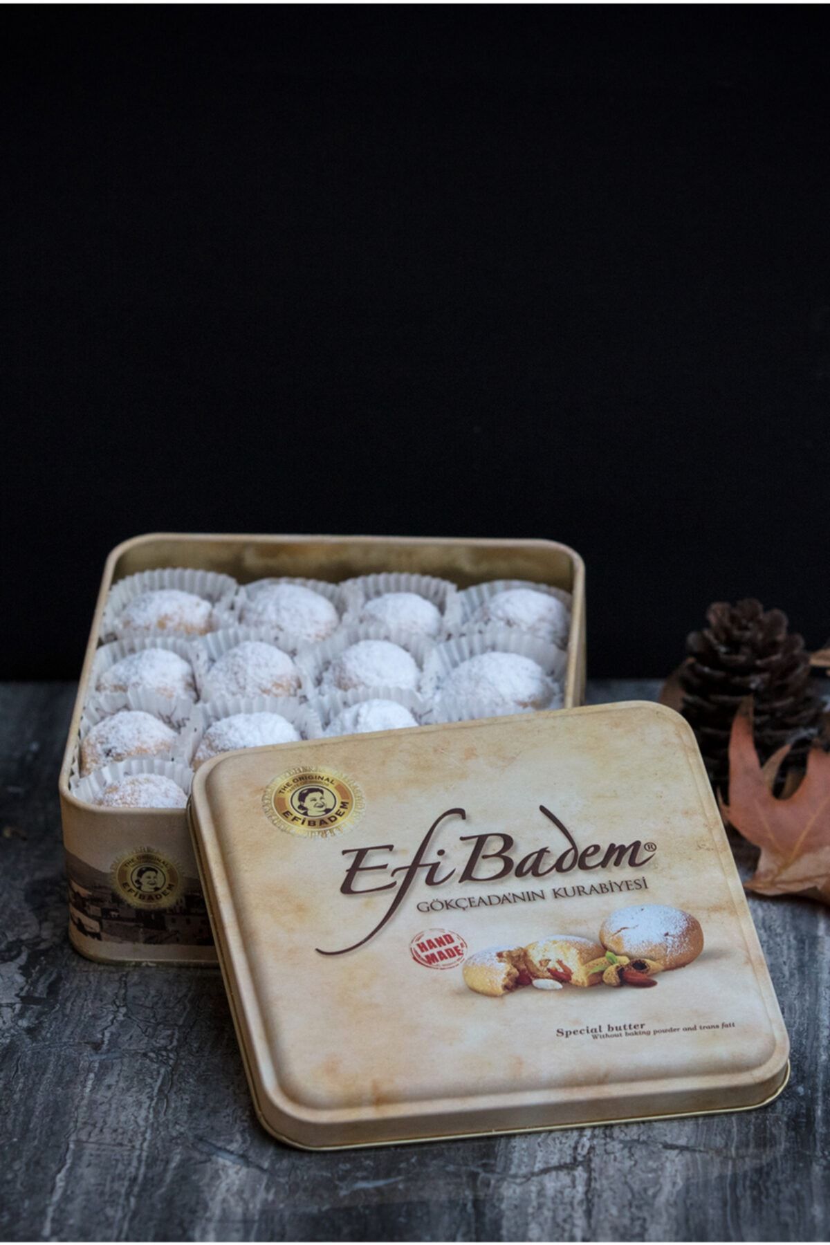 efibadem Kurabiyesi (Teneke Kutu 450 gr)