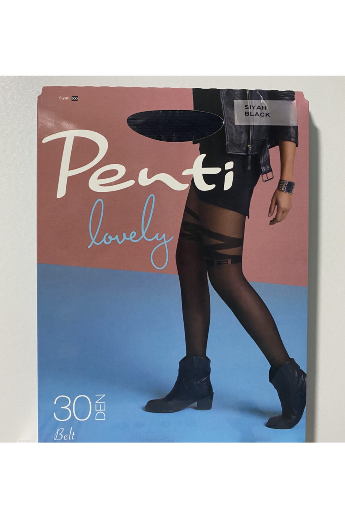 Penti Pentı Desenlı Belt Kulotlu Çorap