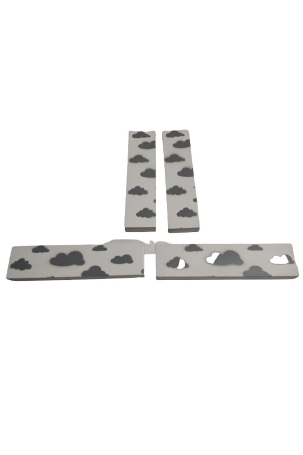 bebekulpdekor Bulut 4 Lü Set Çift Vidalı 96mm Ahşap Lake Boyalı Dolap Çekmece Kulbu