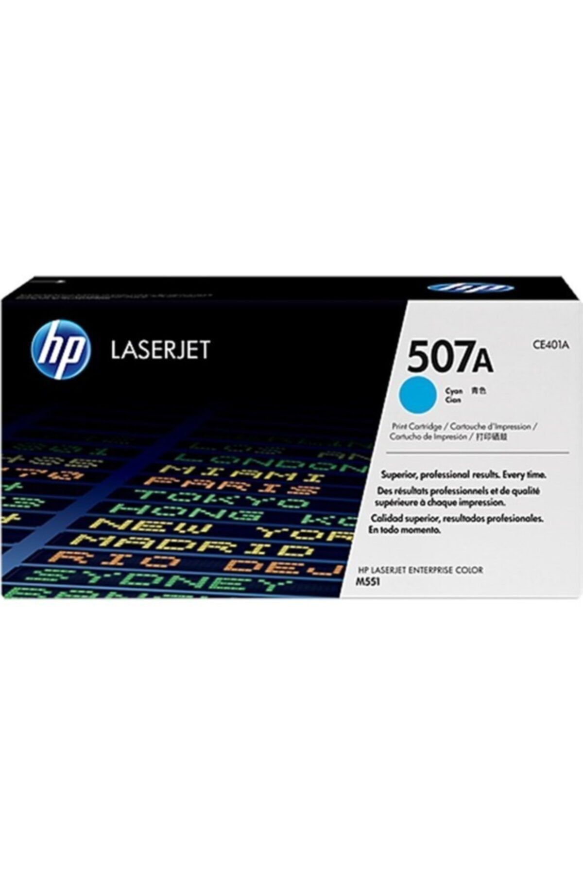 HP Ce401a 507a Mavi Toner