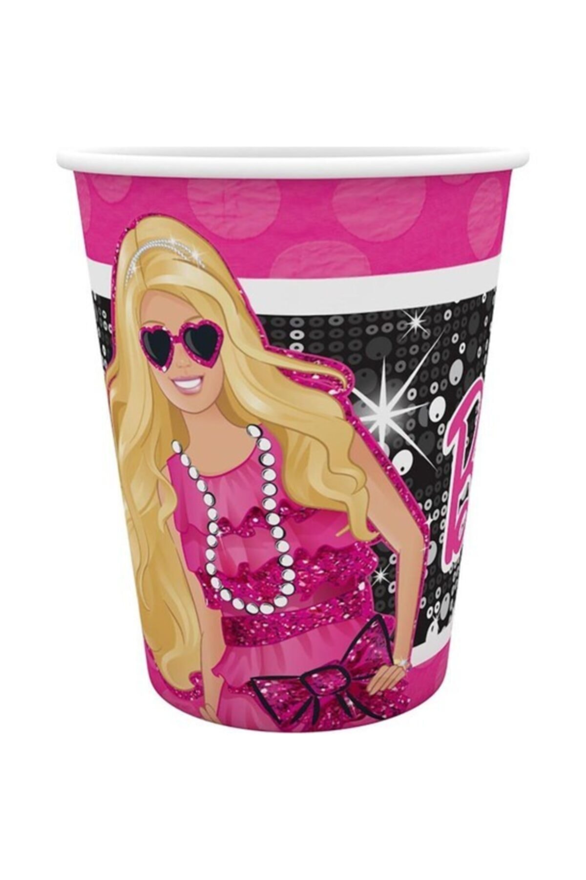 Parti Station Barbie Karton Bardak 8'li