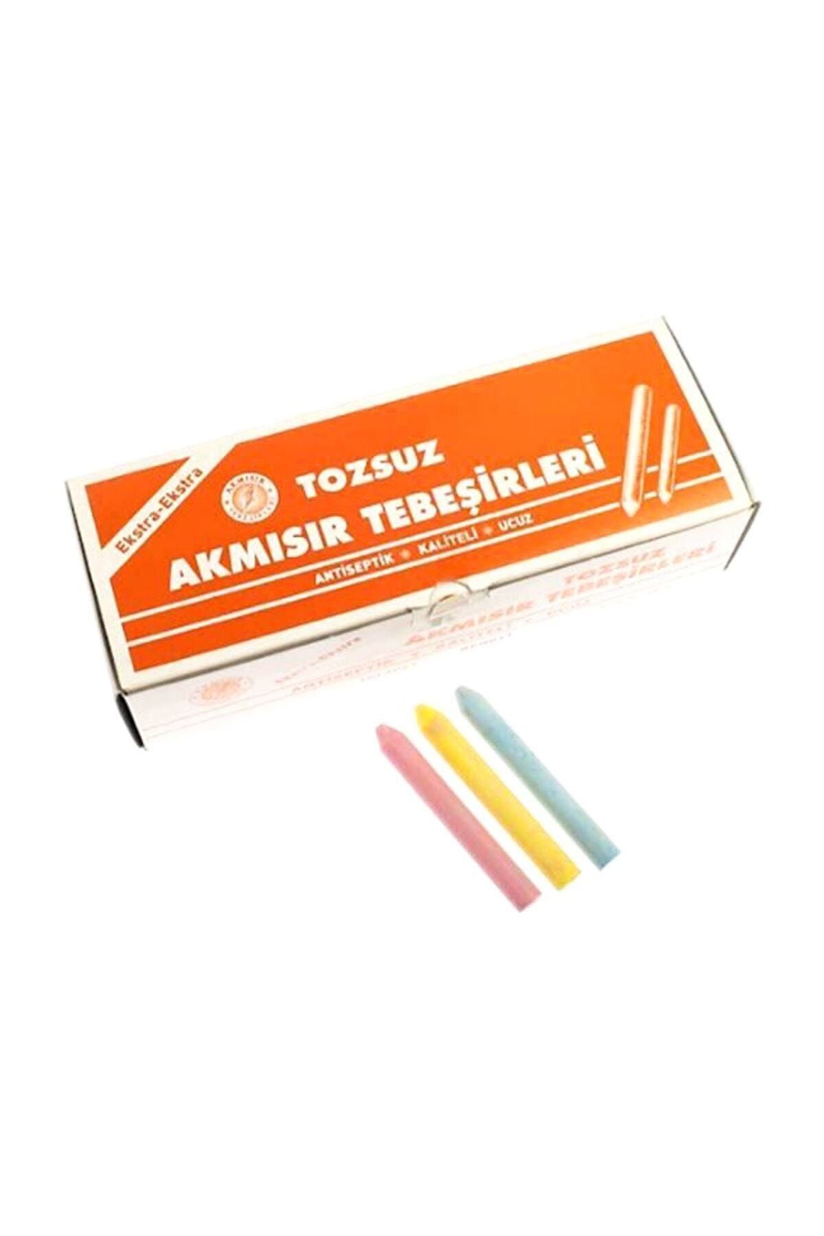 Akmısır 100 Adet Renkli Tebeşir