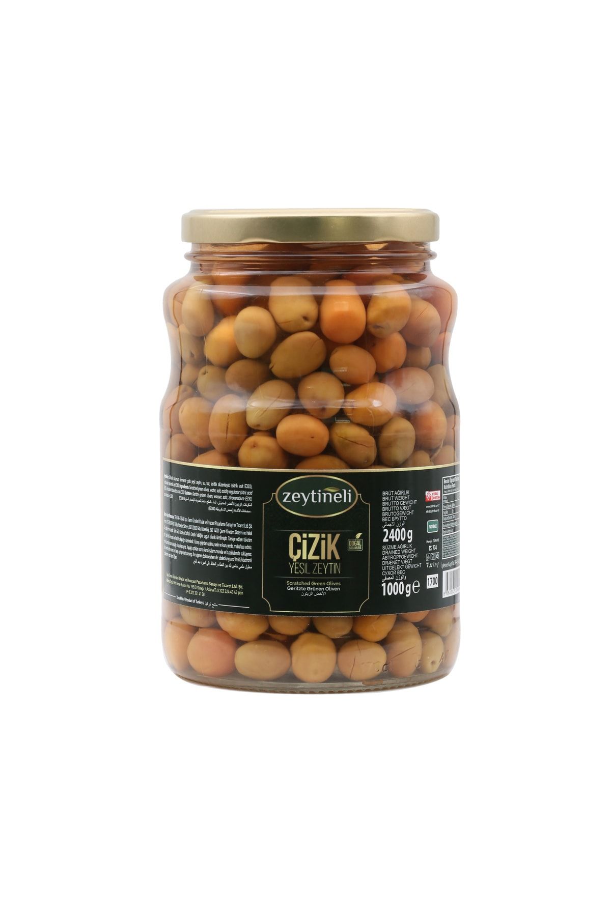 ZEYTİNELİ Çizik Yeşil Zeytin