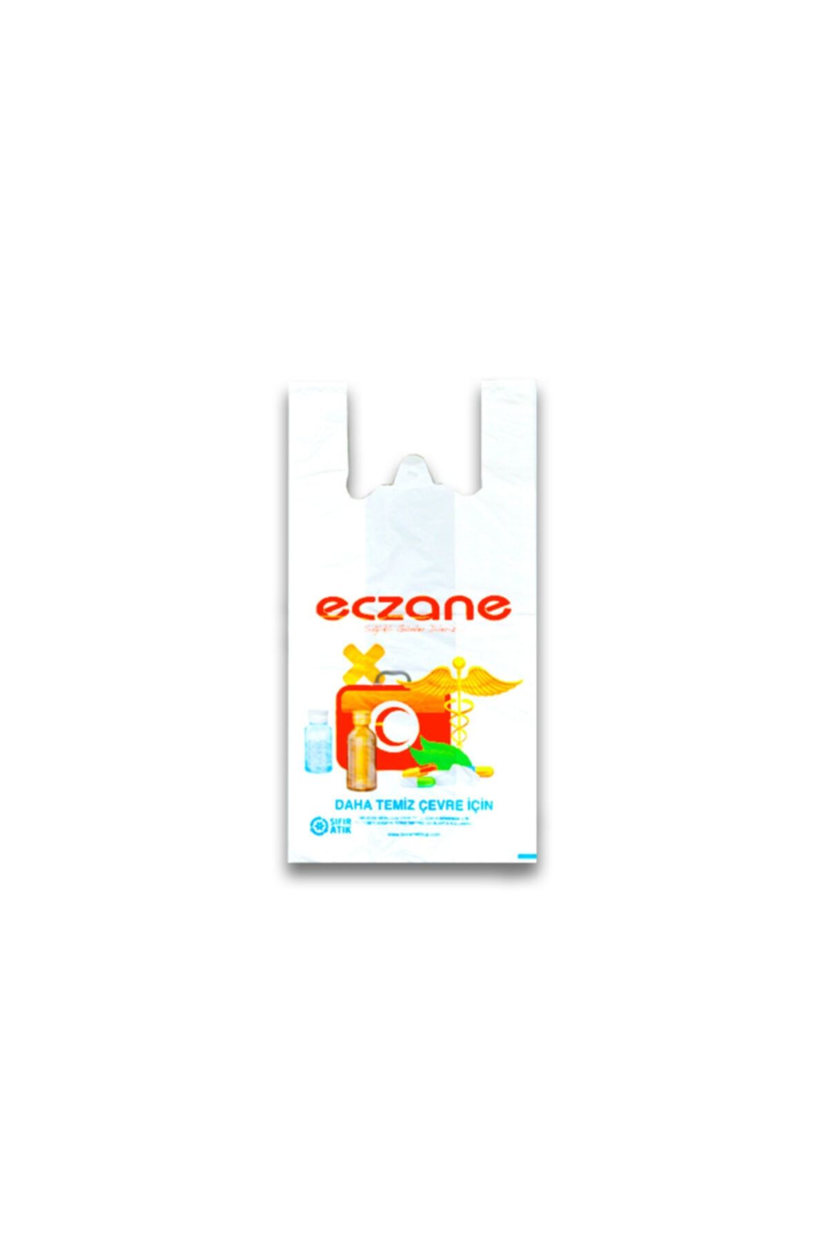 ECOPLAST 30x60 Eczane Poşeti Atlet Tip Poşet 90 Adet