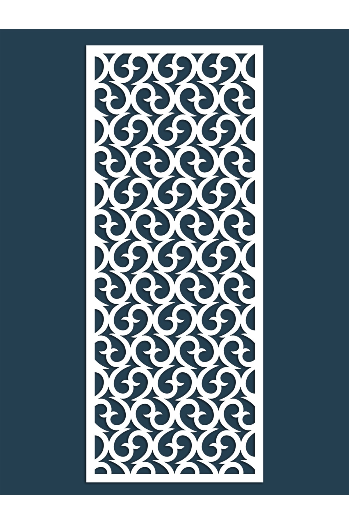 Liar Dekor Liar Ahşap Seperatör (Paravan) - KSP-09 - (10 mm) - (60 cm x 160 cm) - (Beyaz)
