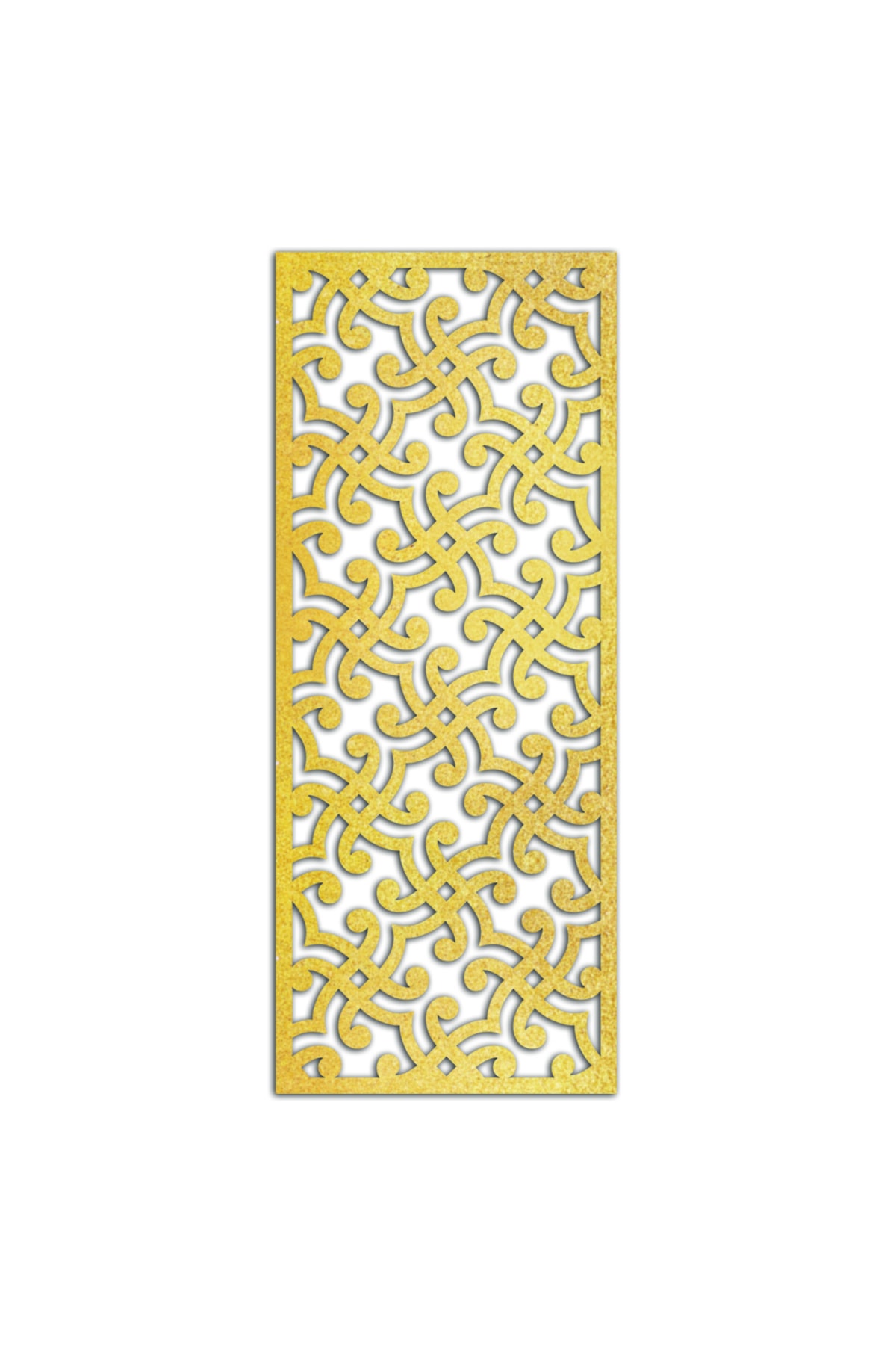 Liar Dekor Liar Ahşap Seperatör (Paravan) - KSP-19 - (10 mm) - (69 cm x 139 cm) - (Gold)