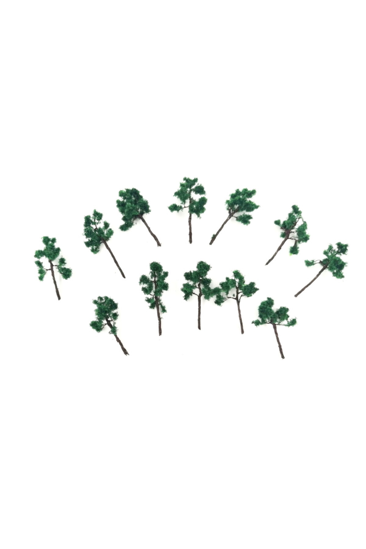 Jordania Maket Ağaç 3,5cm 1:200 Yeşil 10 Adet