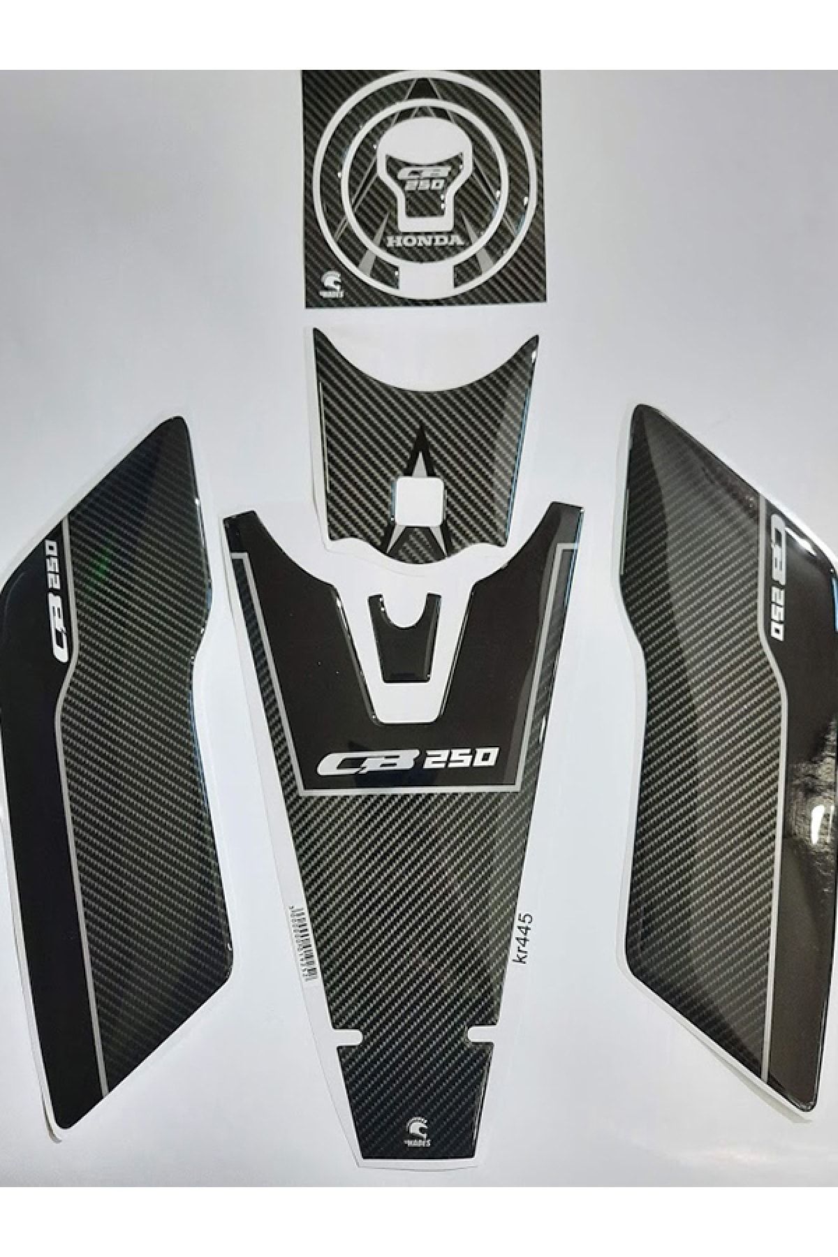 3M Cb250 Tank Pad Seti Karbon Beyaz