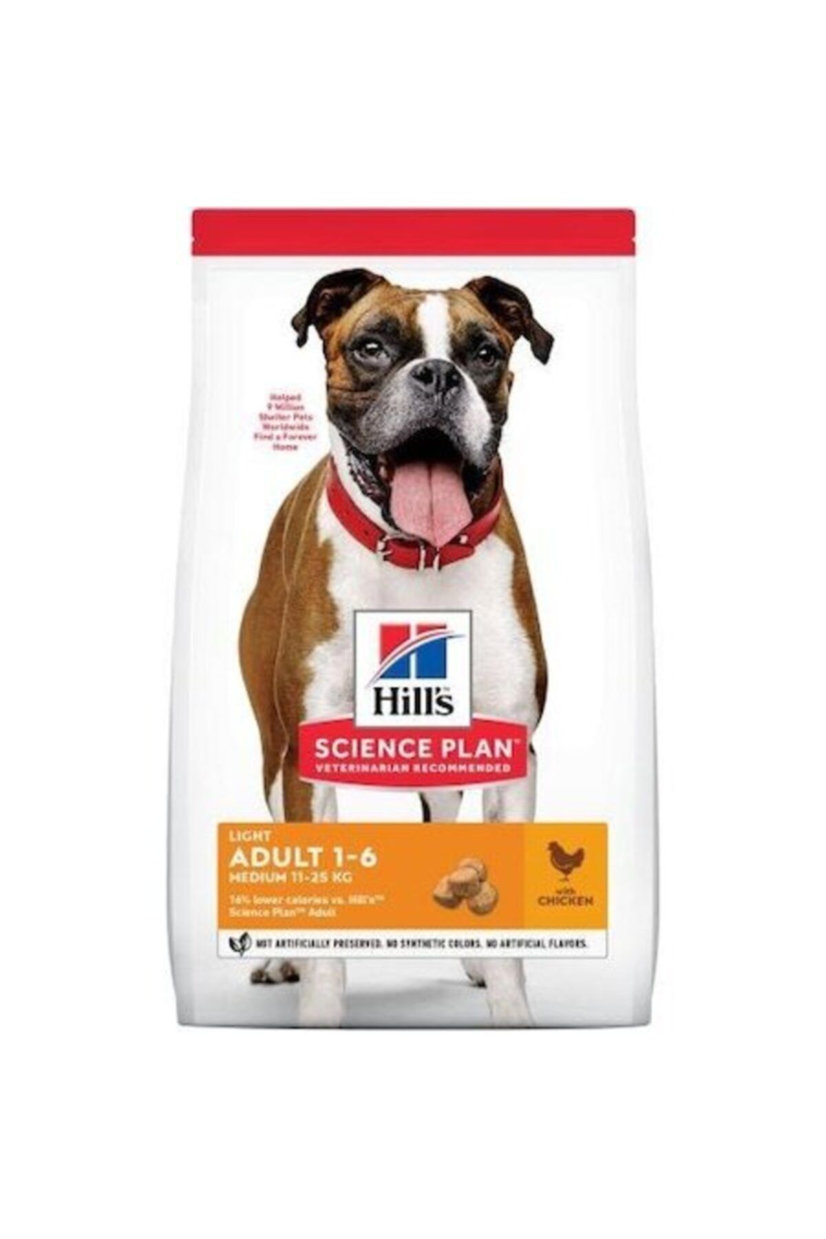 Hill's Adult Light Medium Tavuklu Yetişkin Köpek Maması 2.5 kg