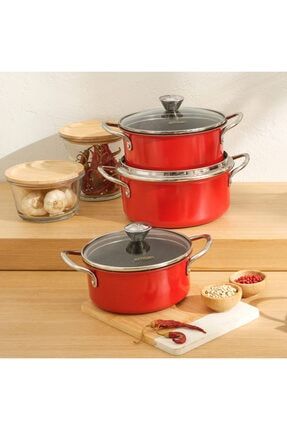 Emsan Midi Batterie de cuisine Granit Aventura Beige 3 pi/èces