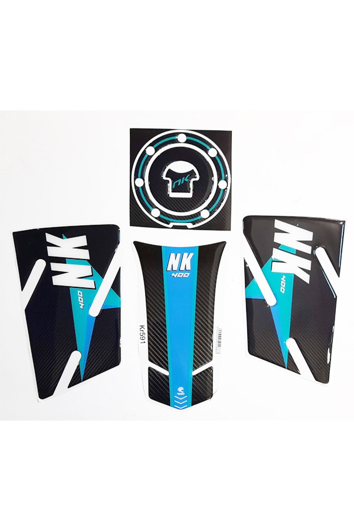 3M Cfmoto Nk400 Tank Pad Seti Turkuaz