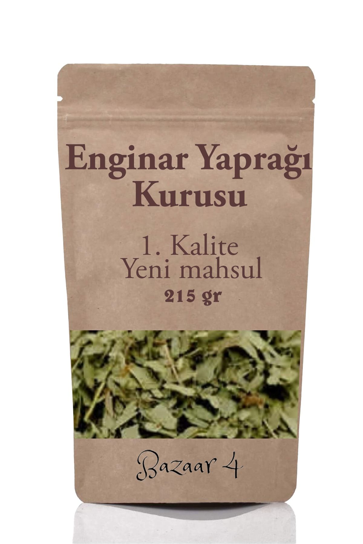 BAZAAR 4 Enginar Yaprağı Kurusu 215 Gr 1.kalite Taze Yeni Mahsül