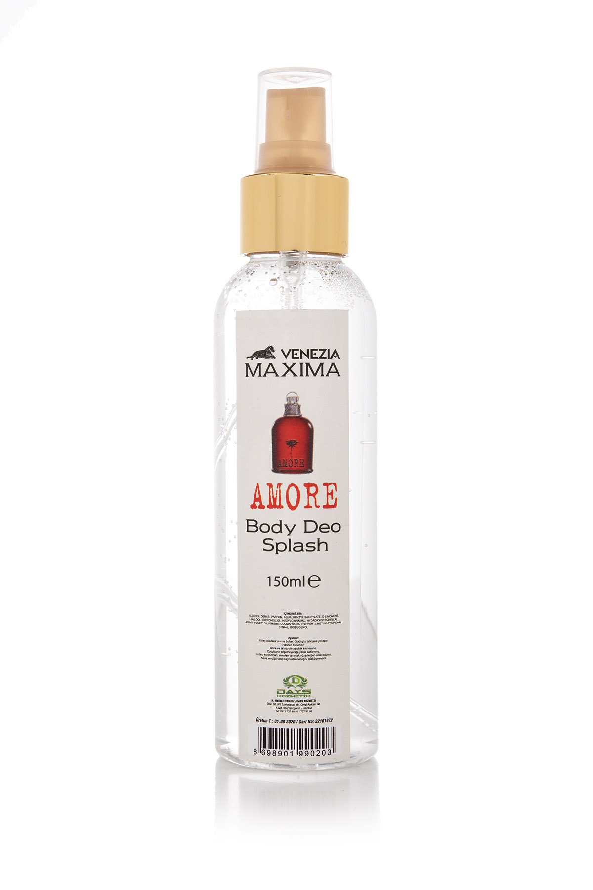 MAXİMA VENEZİA Gazsız Vücut Deodorantı Body Splash Amors